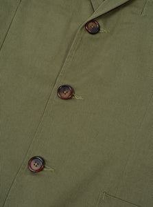 Universal Workss London Jacket In Light Olive Twill
