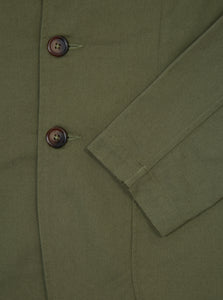 Universal Workss London Jacket In Light Olive Twill
