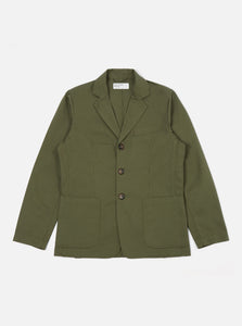 Universal Workss London Jacket In Light Olive Twill