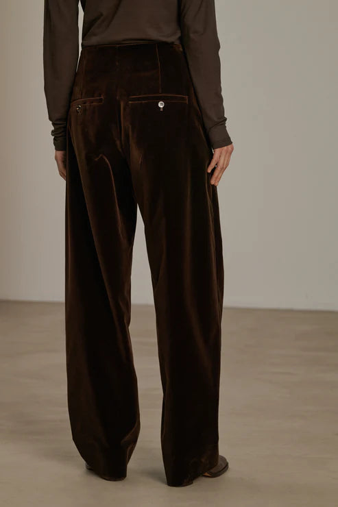 Soeur Celestin Trousers Brown Velvet