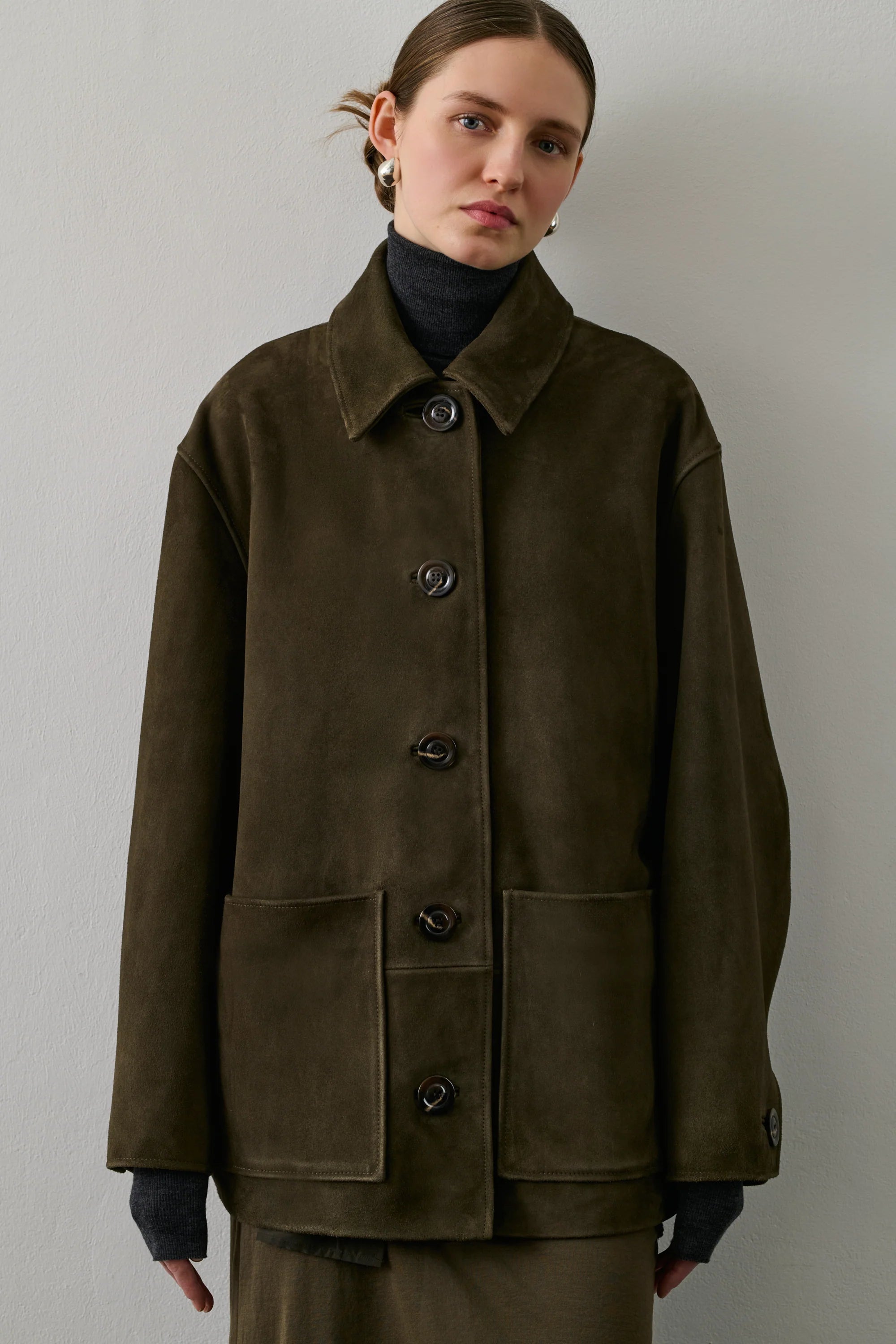 Soeur Vincenzo Jacket - Dark Khaki