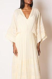 Faune Dahlia Dress Oyster