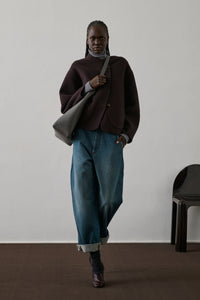 Soeur Windsor coat - Eggplant