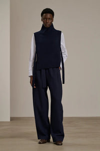Soeur Or Knitwear Vest Navy