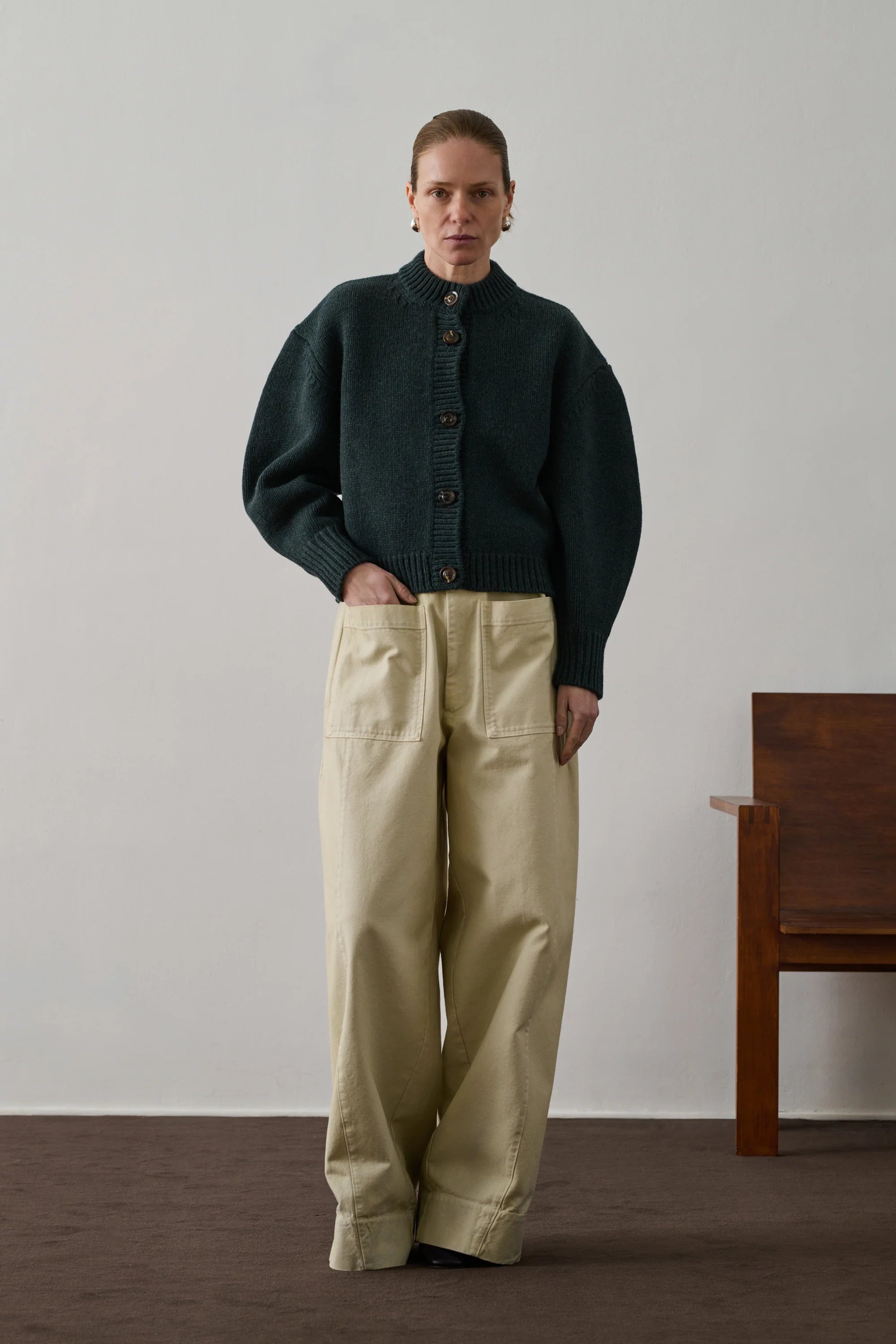 Soeur Leonard Cardigan - Forest Green