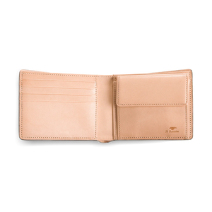 Il Bussetto Bifold Wallet with Coin Pouch Green