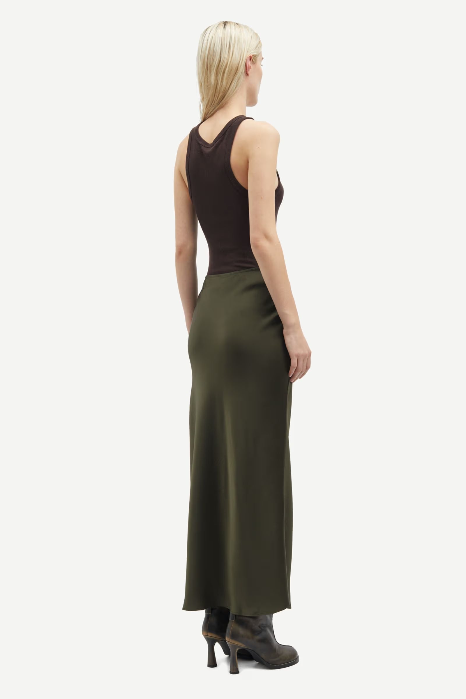Samsoe Samsoe Saagneta long skirt Deep Forest
