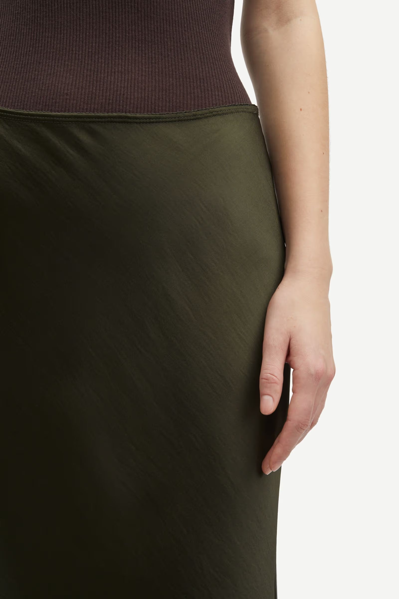 Samsoe Samsoe Saagneta long skirt Deep Forest