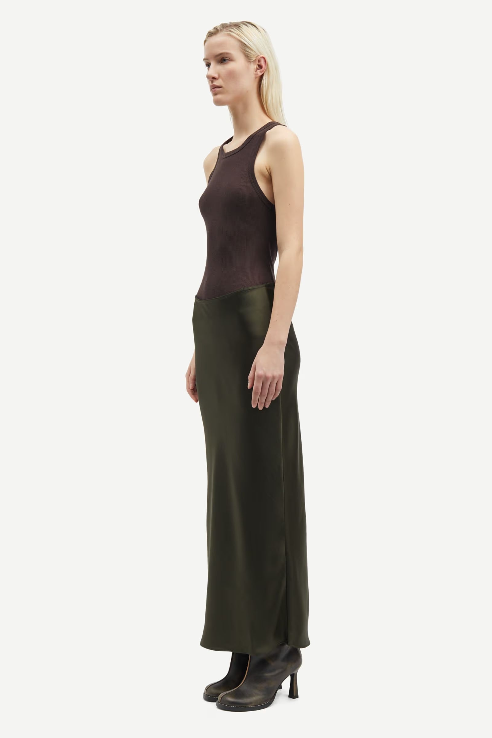 Samsoe Samsoe Saagneta long skirt Deep Forest