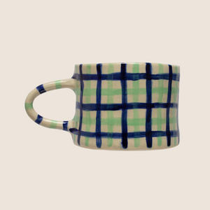 Amelia Margot Gingham Mug
