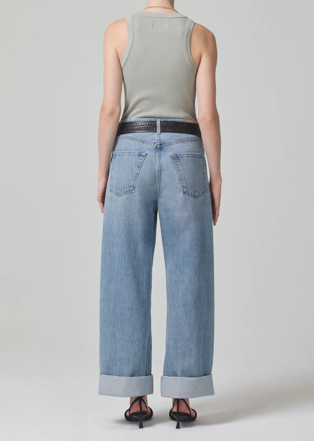 Citizens of Humanity Ayla Baggy Cuffed Crop in Skylights