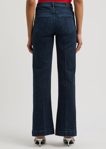 Paige Leenah 32" Wide Leg Jean - Praline
