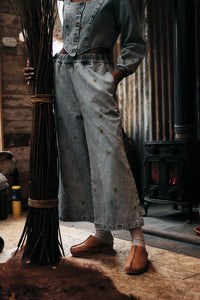 Meadows Tupelo Jean Buttercup Embroidery