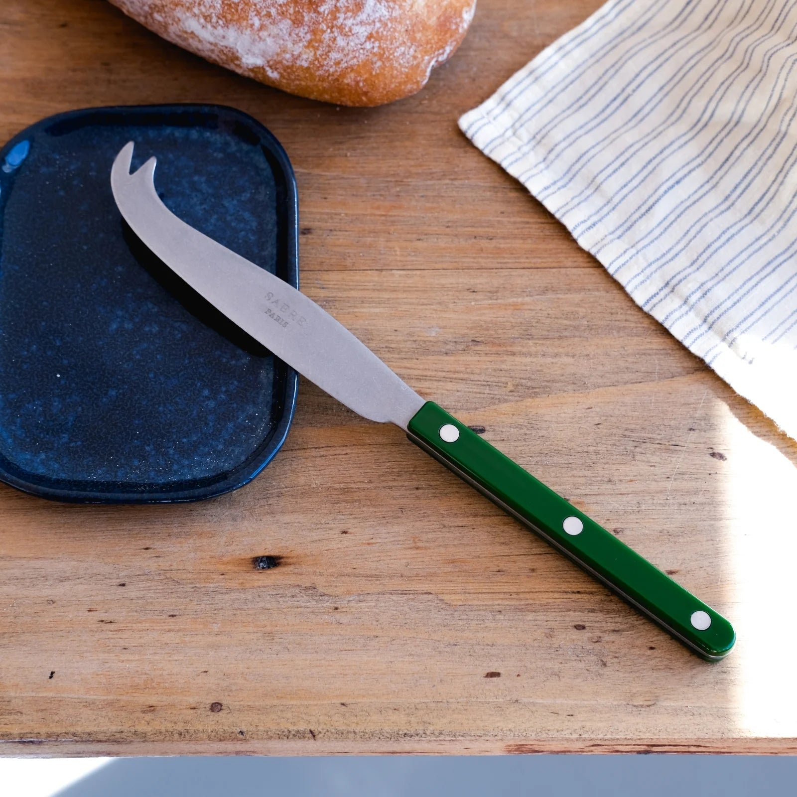 Sabre Paris Cheese Knife Bistro Solid Dark Green