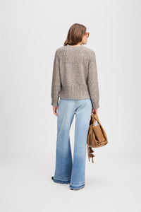 Munthe Lohanna Knitted Jumper Charcoal