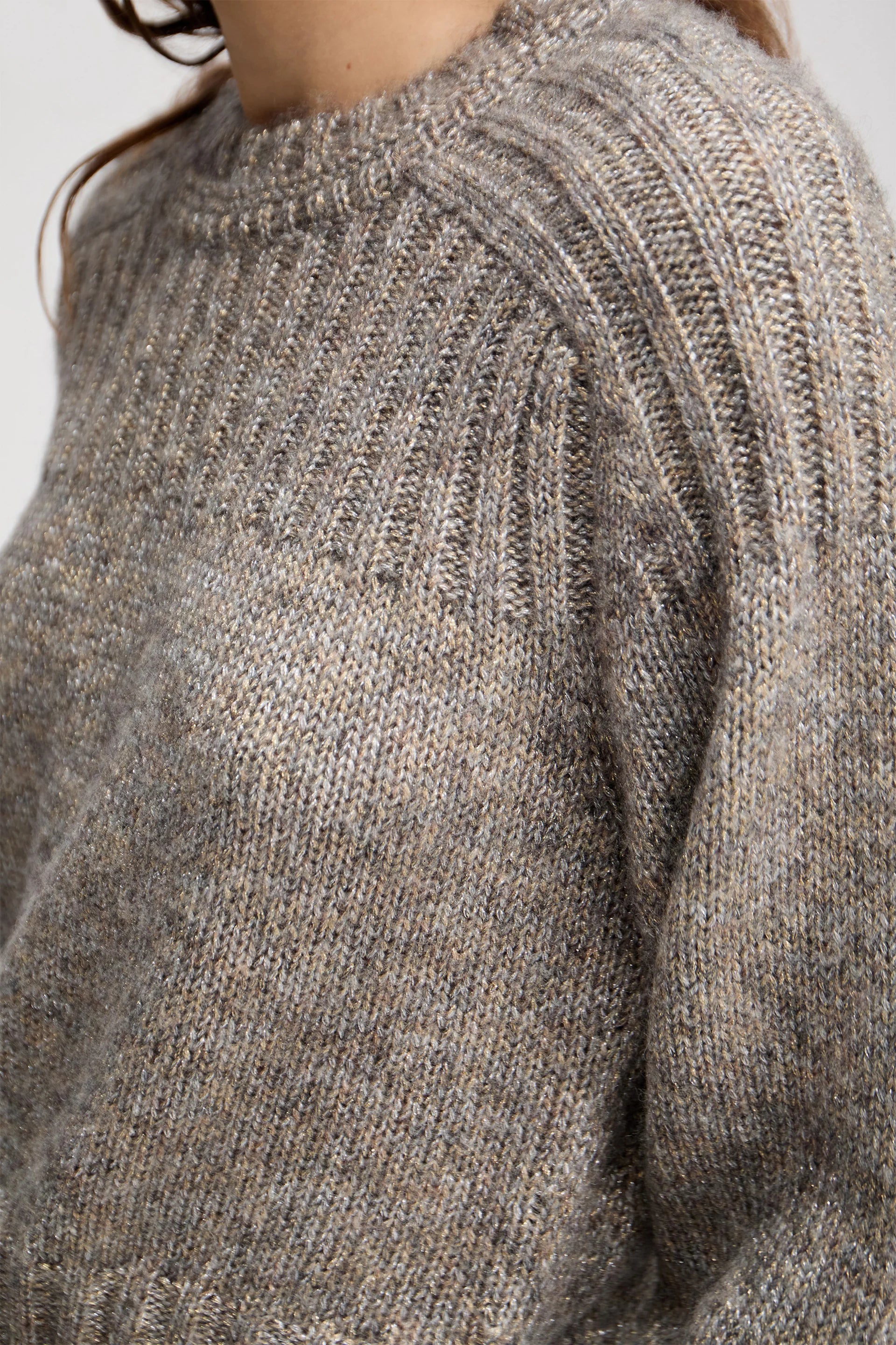 Munthe Lohanna Knitted Jumper Charcoal