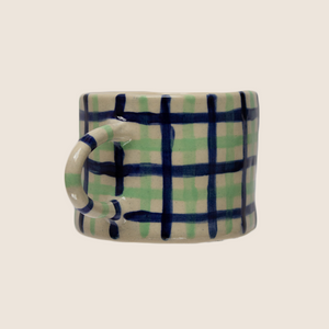 Amelia Margot Gingham Mug