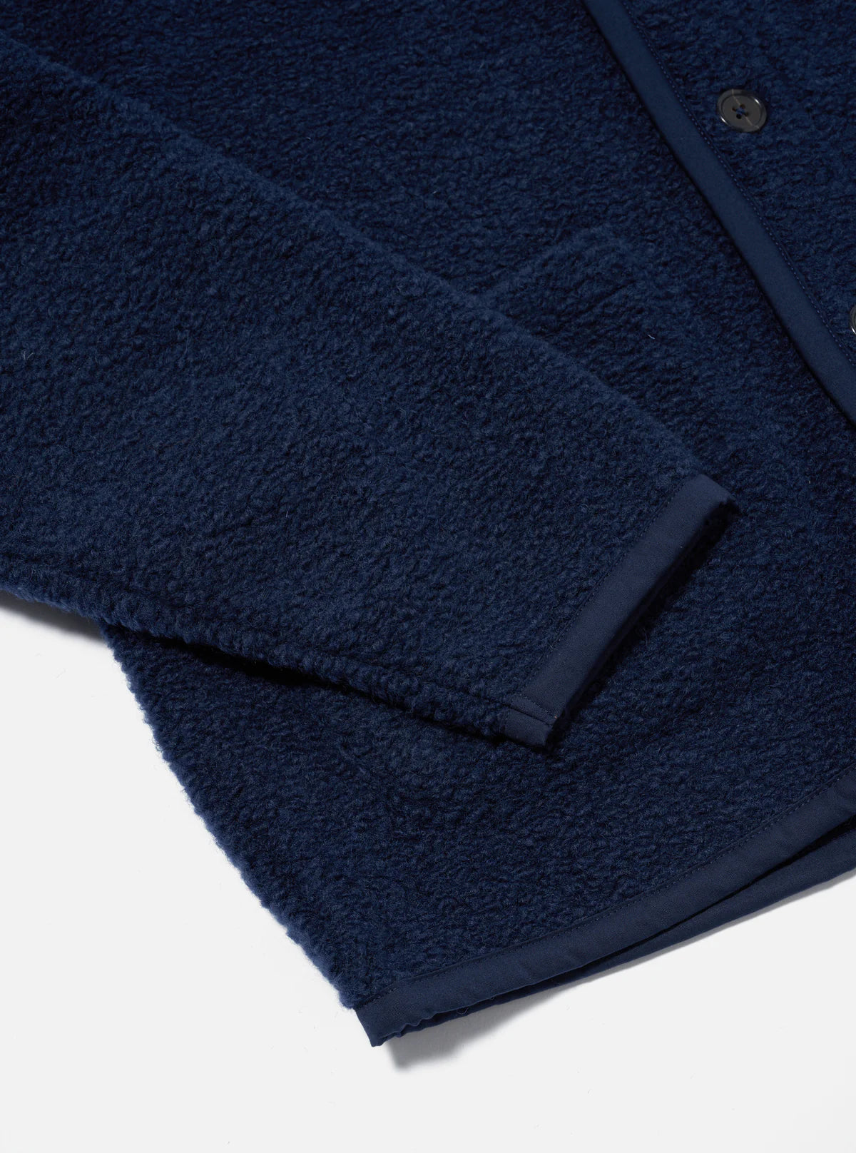 Universal Works Alvar Fleece Lancaster Jacket Navy