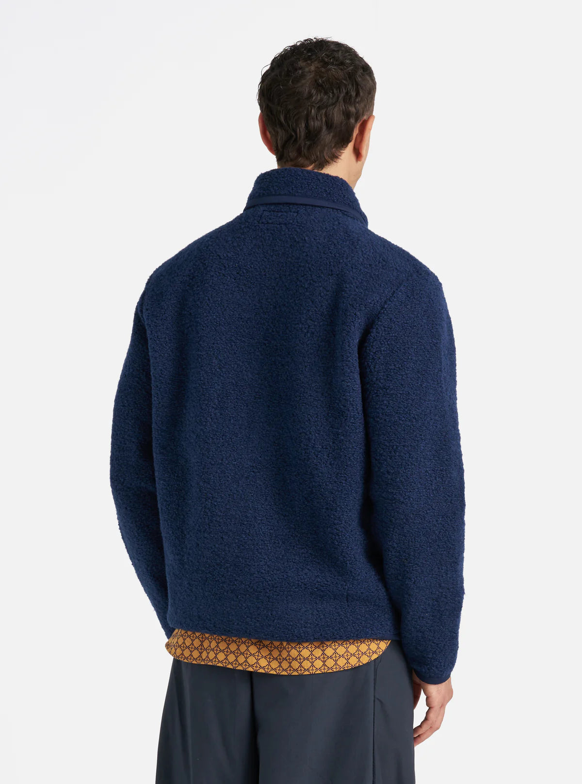 Universal Works Alvar Fleece Lancaster Jacket Navy