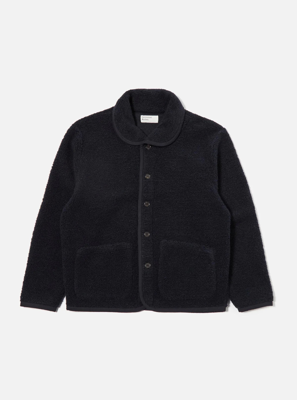 Universal Works Alvar Fleece Lancaster Jacket Navy