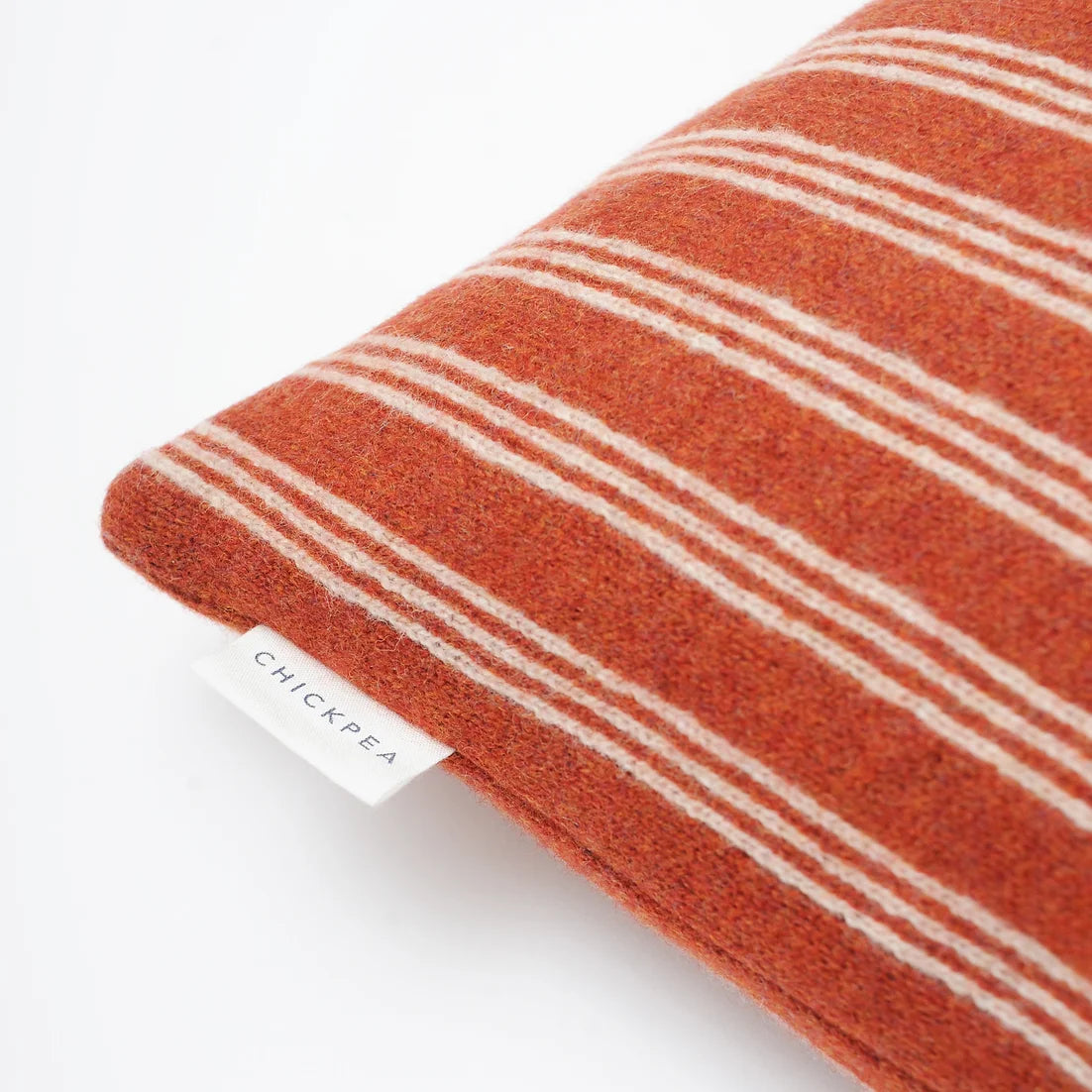 Chickpea Rust Chickpea Rust Ticking Stripe Cushion – Curate