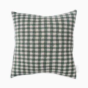 Chickpea Green Gingham Cushion