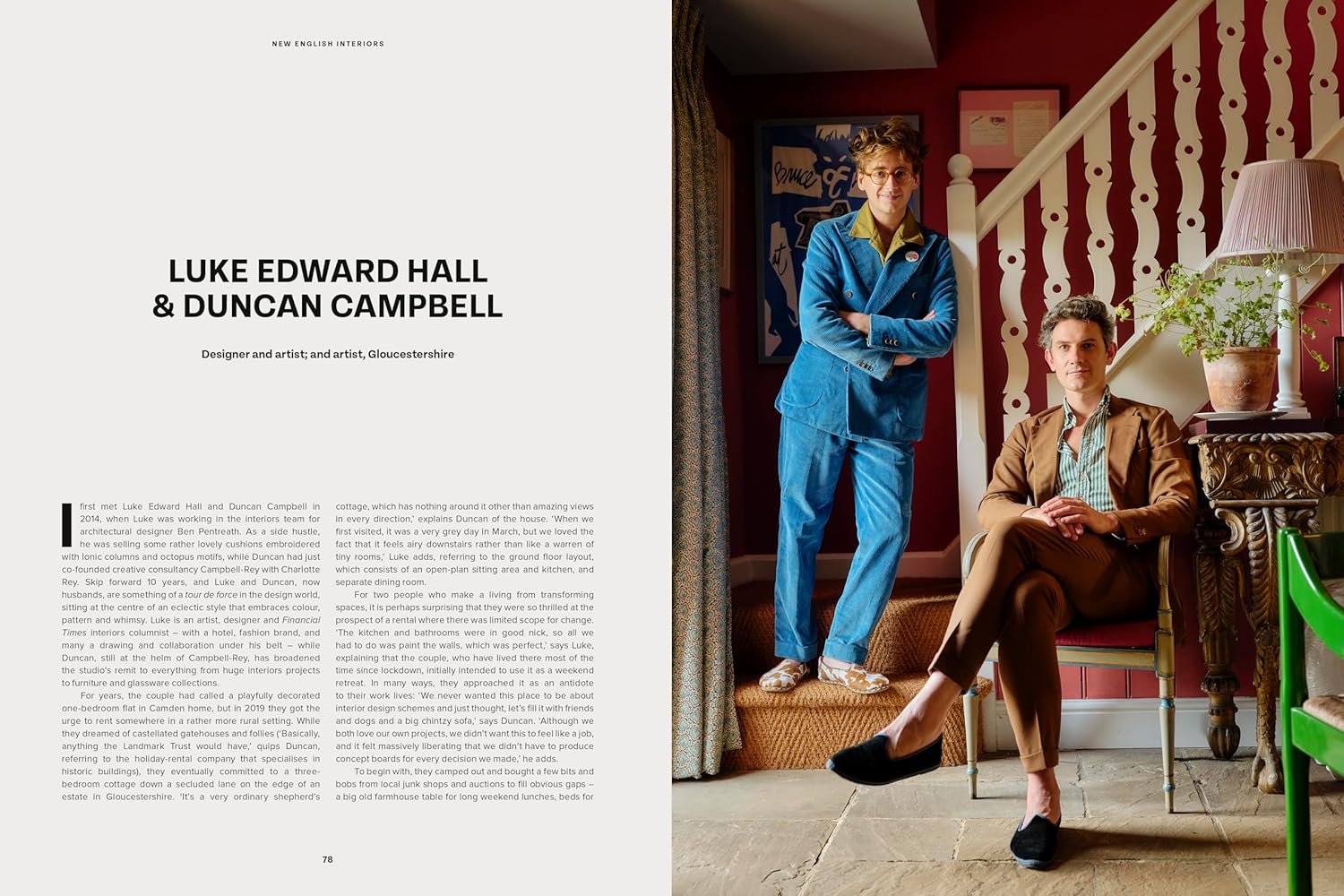 Book- New English Interiors : At Home with Today's Creatives by Elizabeth Metcalfe