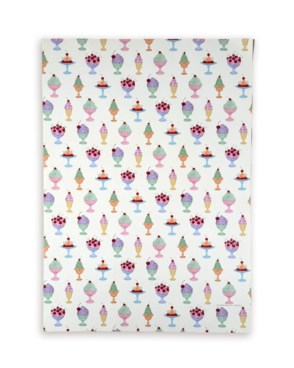 Chantilly Creams Wrapping Paper | Luxury Gift Wrap Sheet – Curate