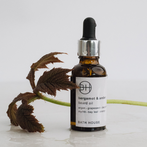 Bath House Bergamot & Amber Beard Oil 30ml