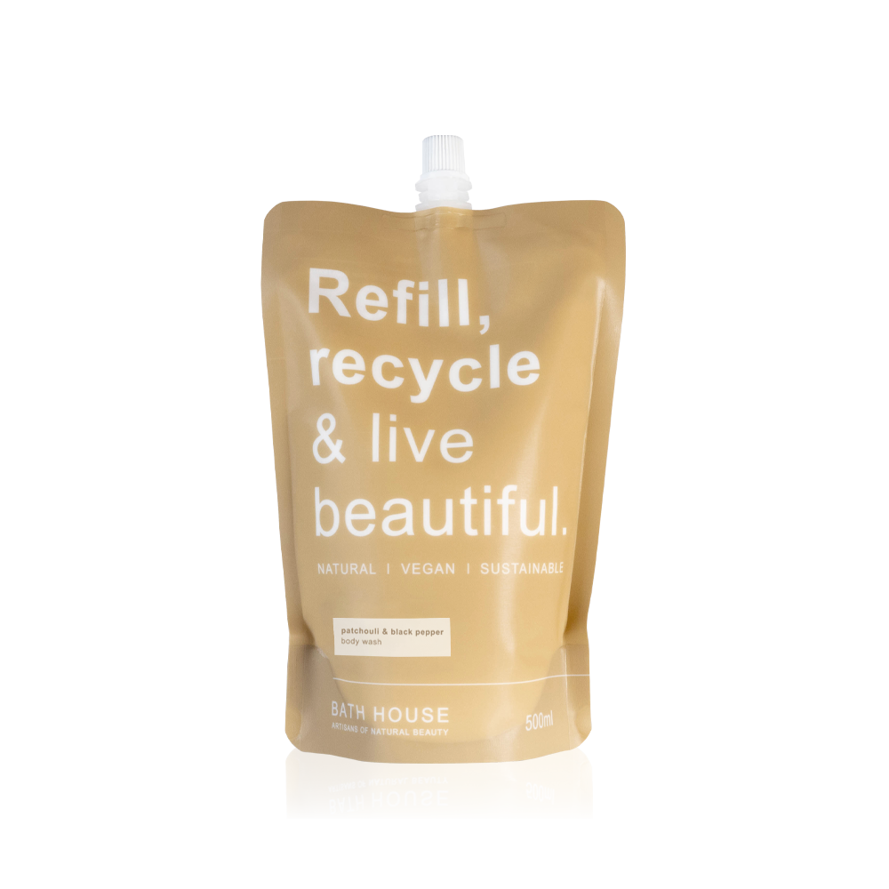Bath house Patchouli & Black pepper Body Wash Refill