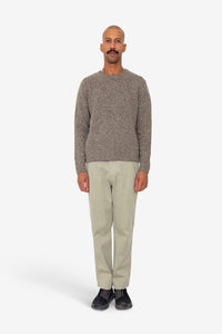 Folk Chain Crew Jumper Porcini
