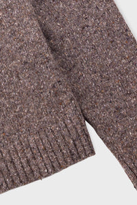 Folk Chain Crew Jumper Porcini