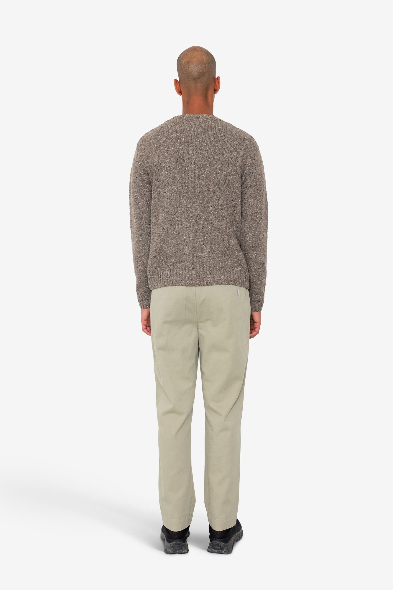 Folk Chain Crew Jumper Porcini
