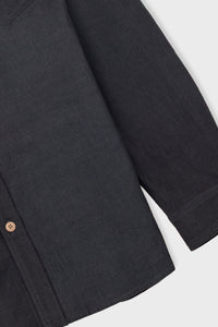 Folk Direction Babycord Shirt - Black Grape