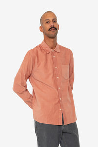 Folk Direction Babycord Shirt - Dusty Pink