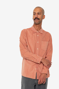 Folk Direction Babycord Shirt - Dusty Pink