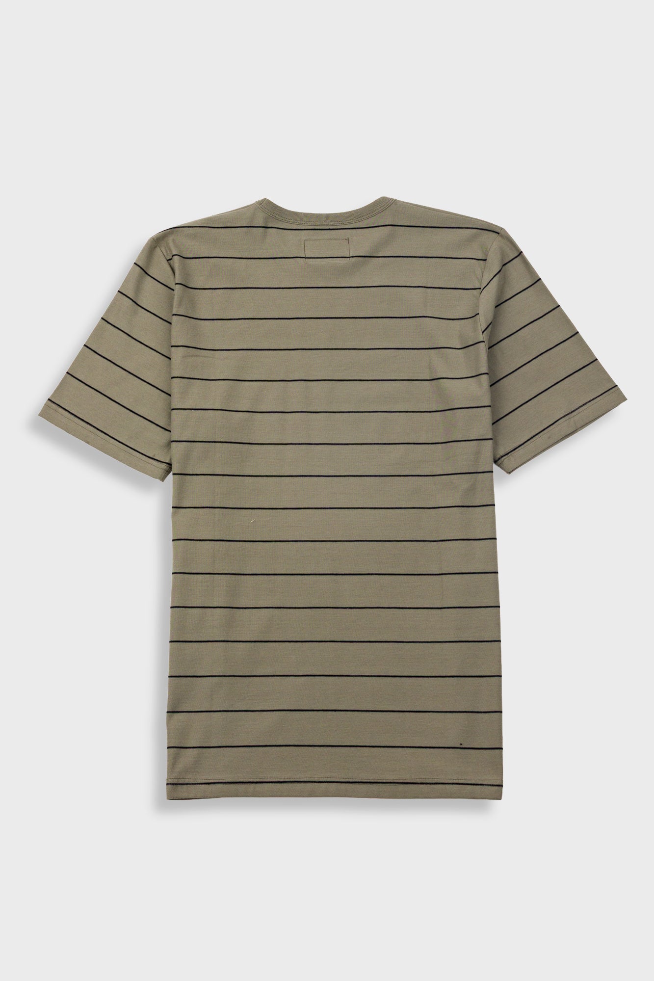 Folk Microstripe T-Shirt - Olive / Black