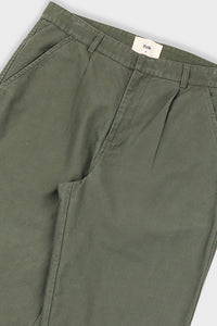 Folk Signal Pant Dark Olive Slub