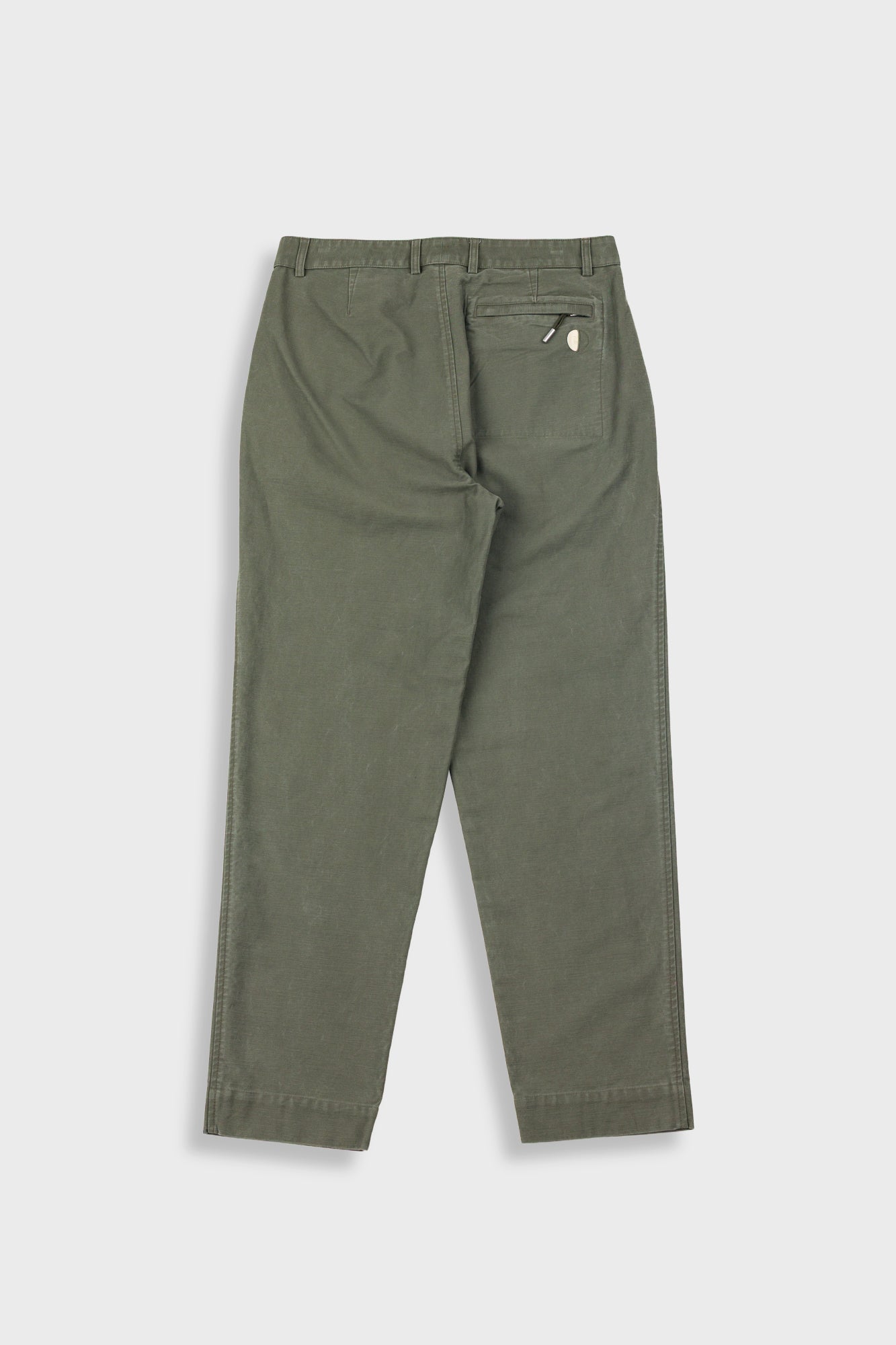 Folk Signal Pant Dark Olive Slub