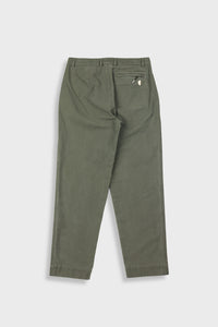 Folk Signal Pant Dark Olive Slub