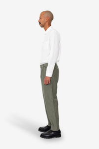 Folk Signal Pant Dark Olive Slub