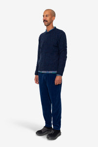 Folk Chain Crew Navy