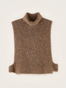 Bellerose Darren Knitted Vest in Ebony