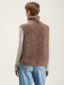 Bellerose Darren Knitted Vest in Ebony