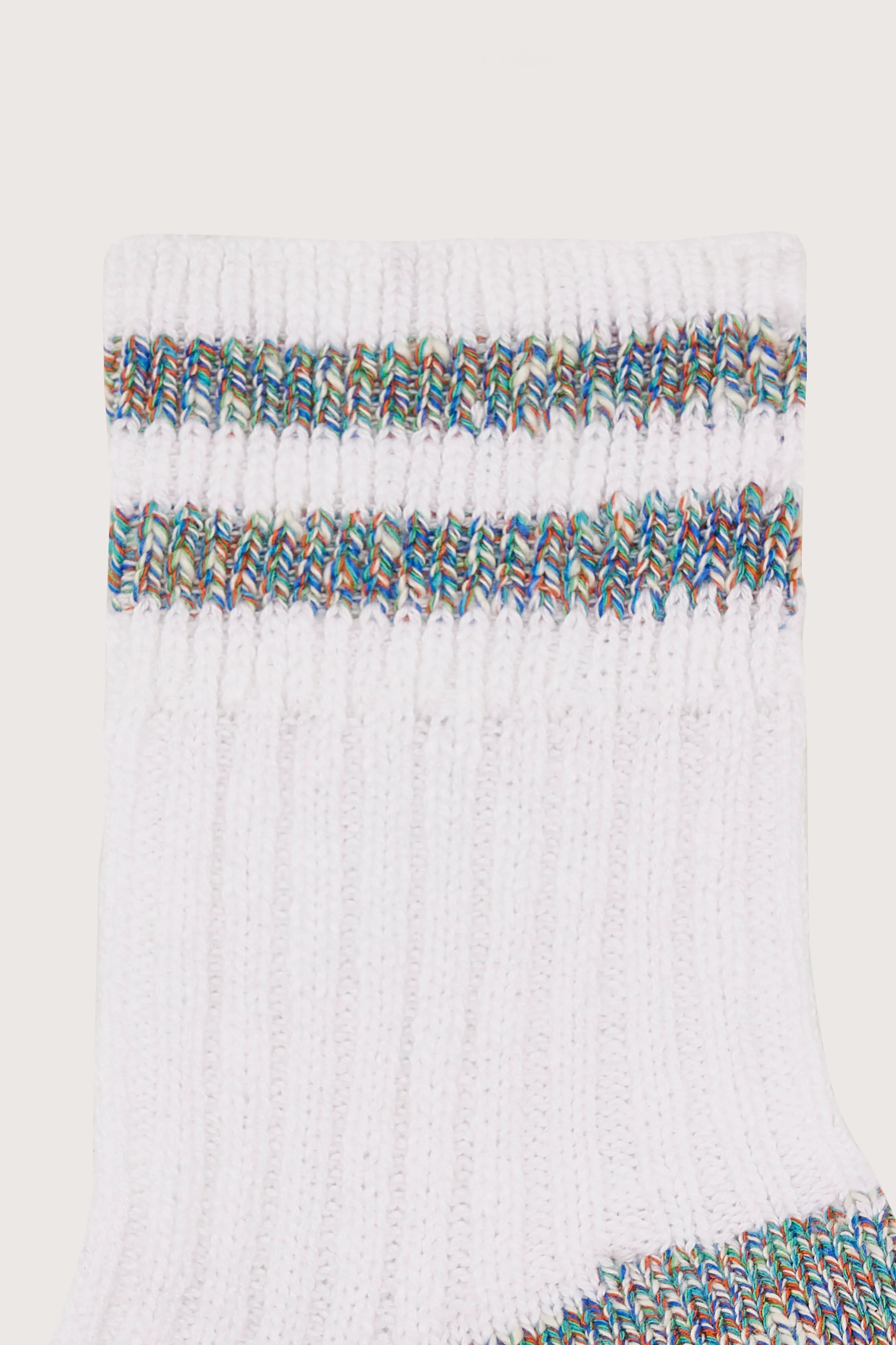 Bellerose Bunt Crew Socks White