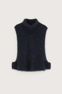 Bellerose Daren Knitted Vest in Navy