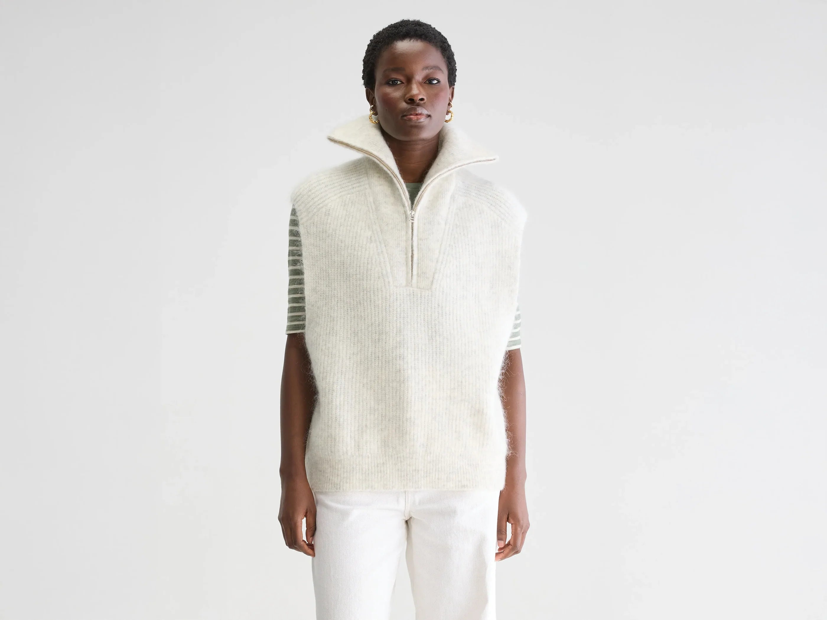 Bellerose Aurun Beige Oversized Tank Top