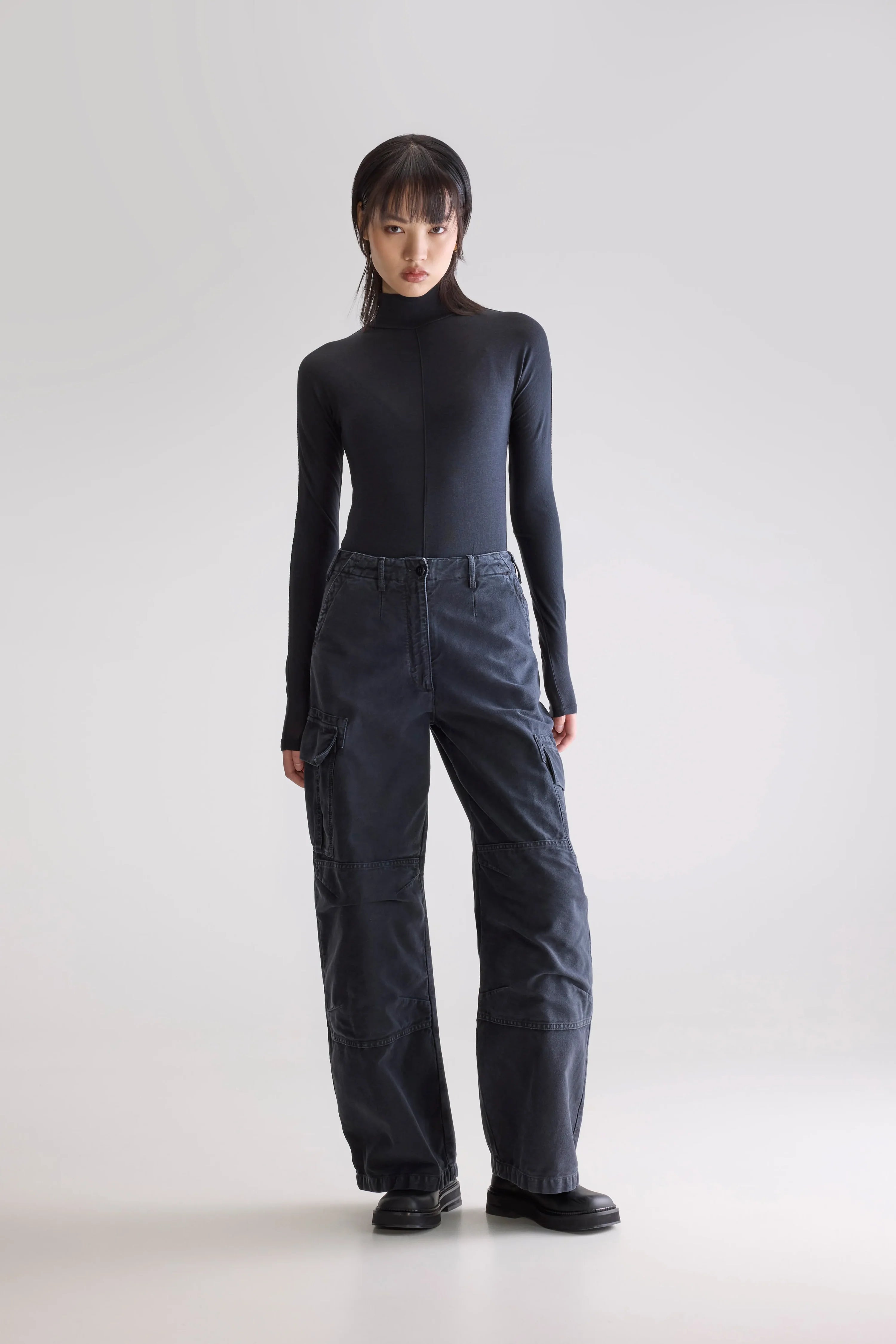 Bellerose Pozz Relaxed Pants Charcoal