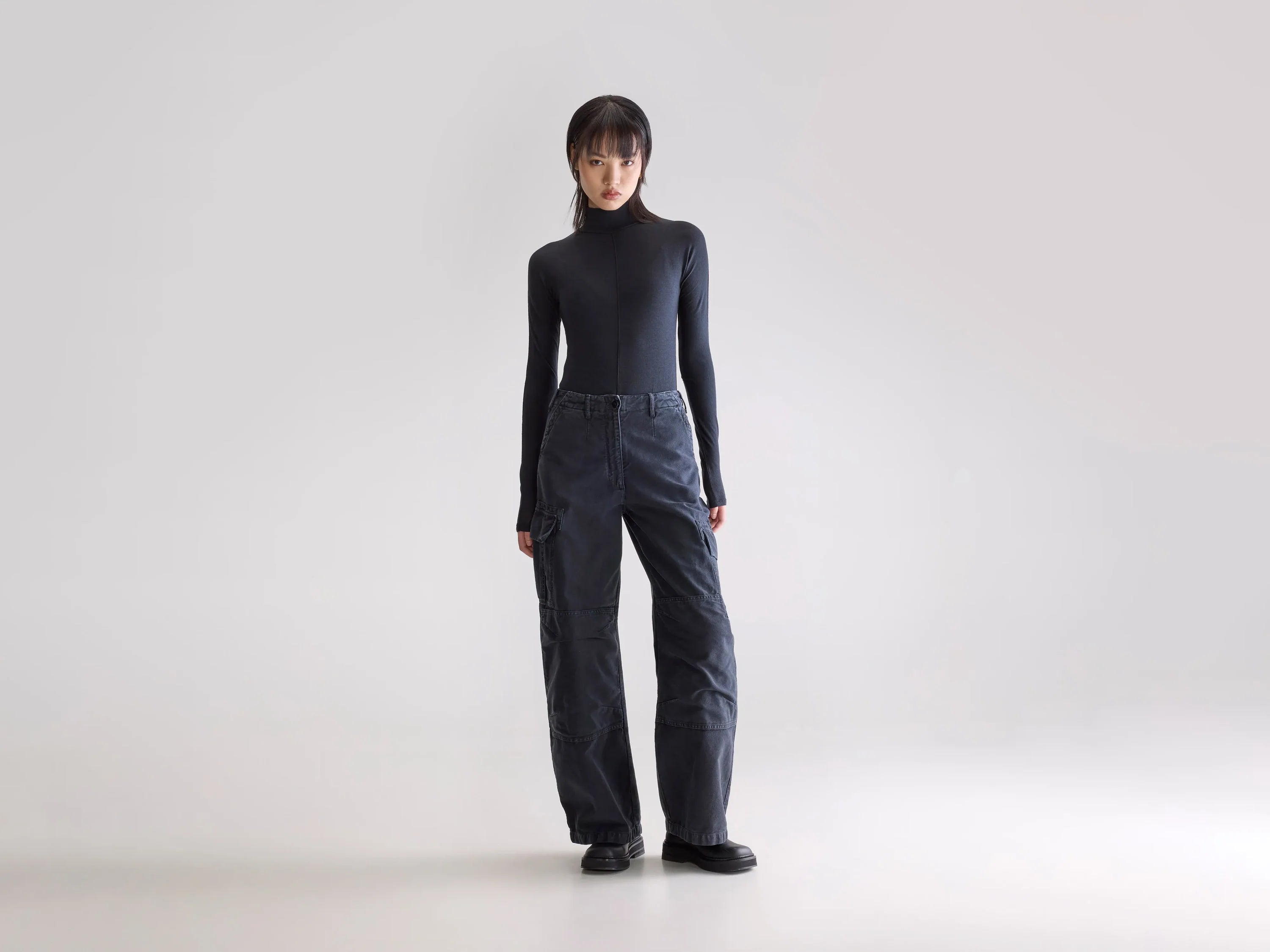 Bellerose Pozz Relaxed Pants Charcoal