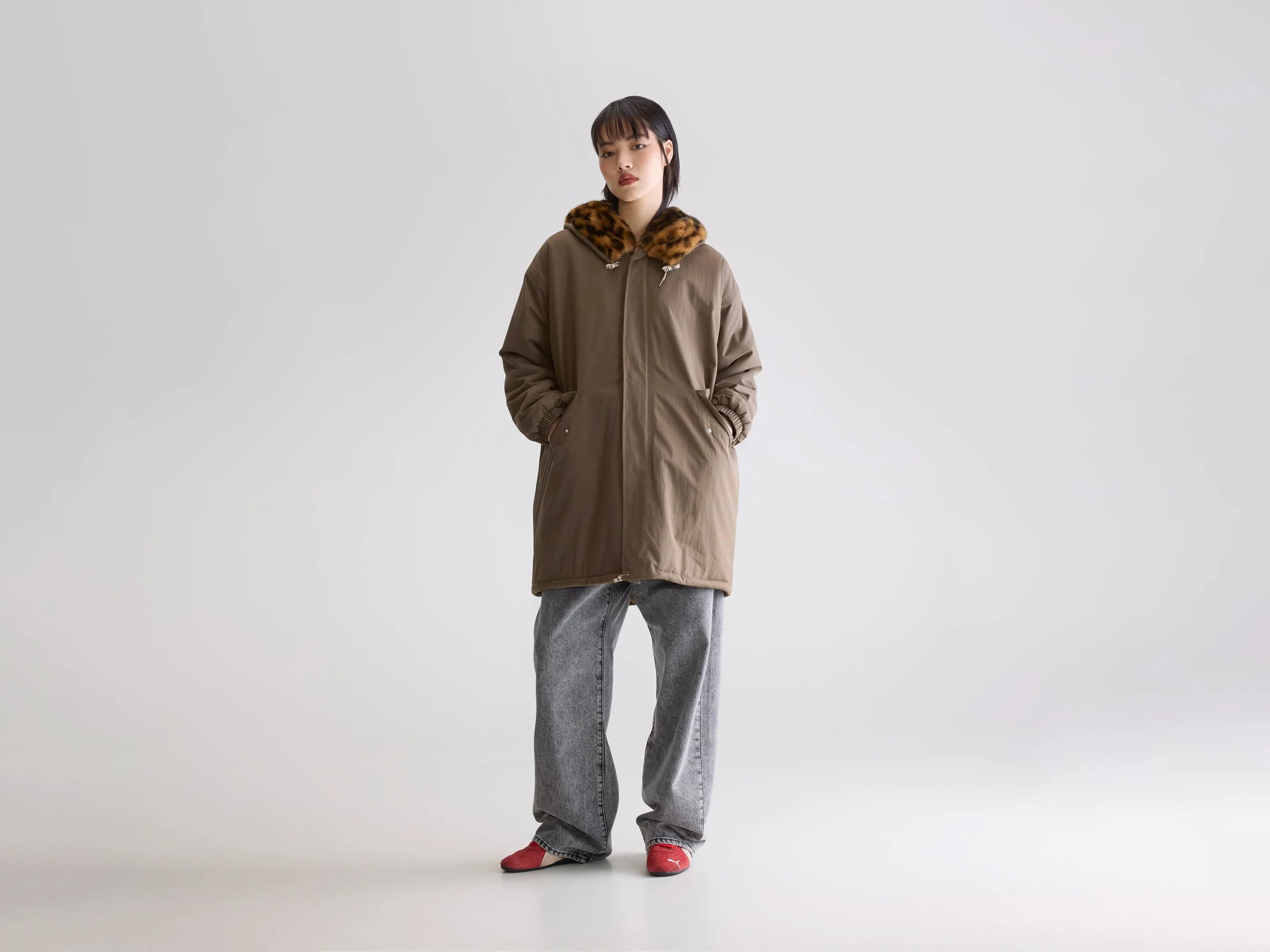 Bellerose Laos Parka Coat Sage